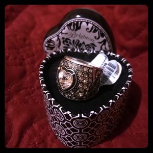 Brighton ecstatic heart ring